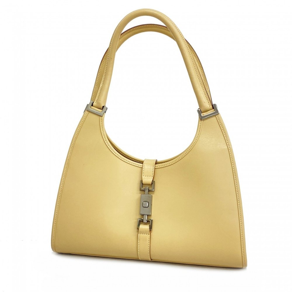 Gucci Jackie Bardot Tan Shoulder Bag